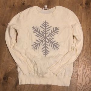 Loft snowflake sweater